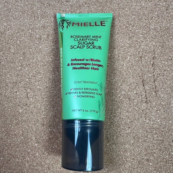 Mielle Brand New Rosemary Mint Clarifying Sugar Scalp Scrub 6 OZ - Picture 2 of 3